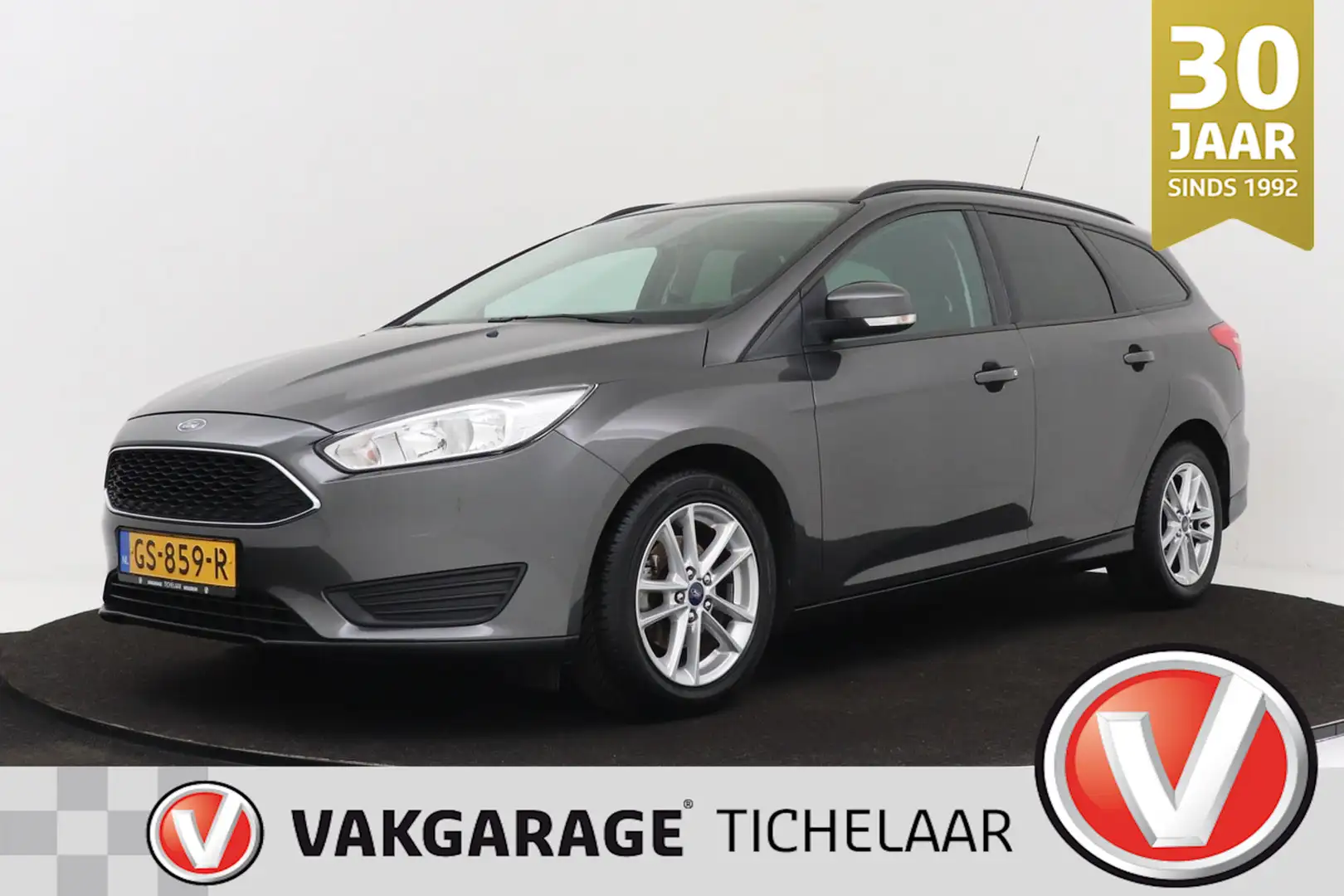 Ford Focus Wagon 1.0 Trend Edition | Org NL | Volledig Ond. | Grijs - 1