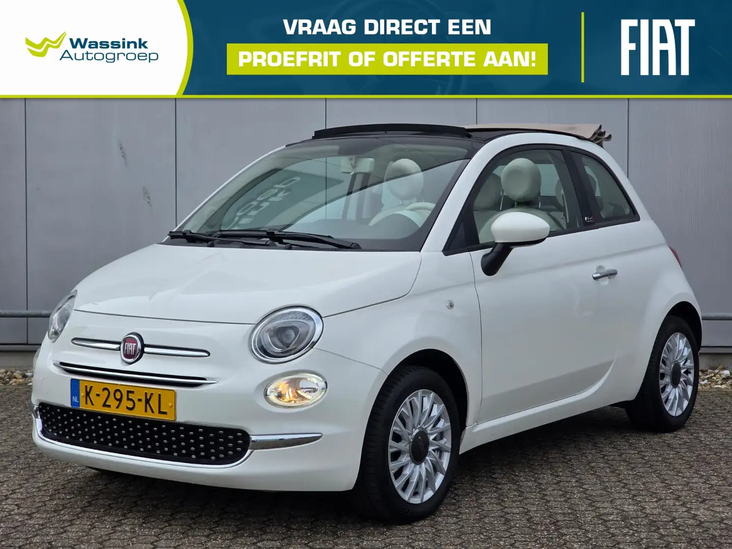Fiat 500 70pk Hybrid Launch Edition | Bluetooth | Airco | C Weiß - 1