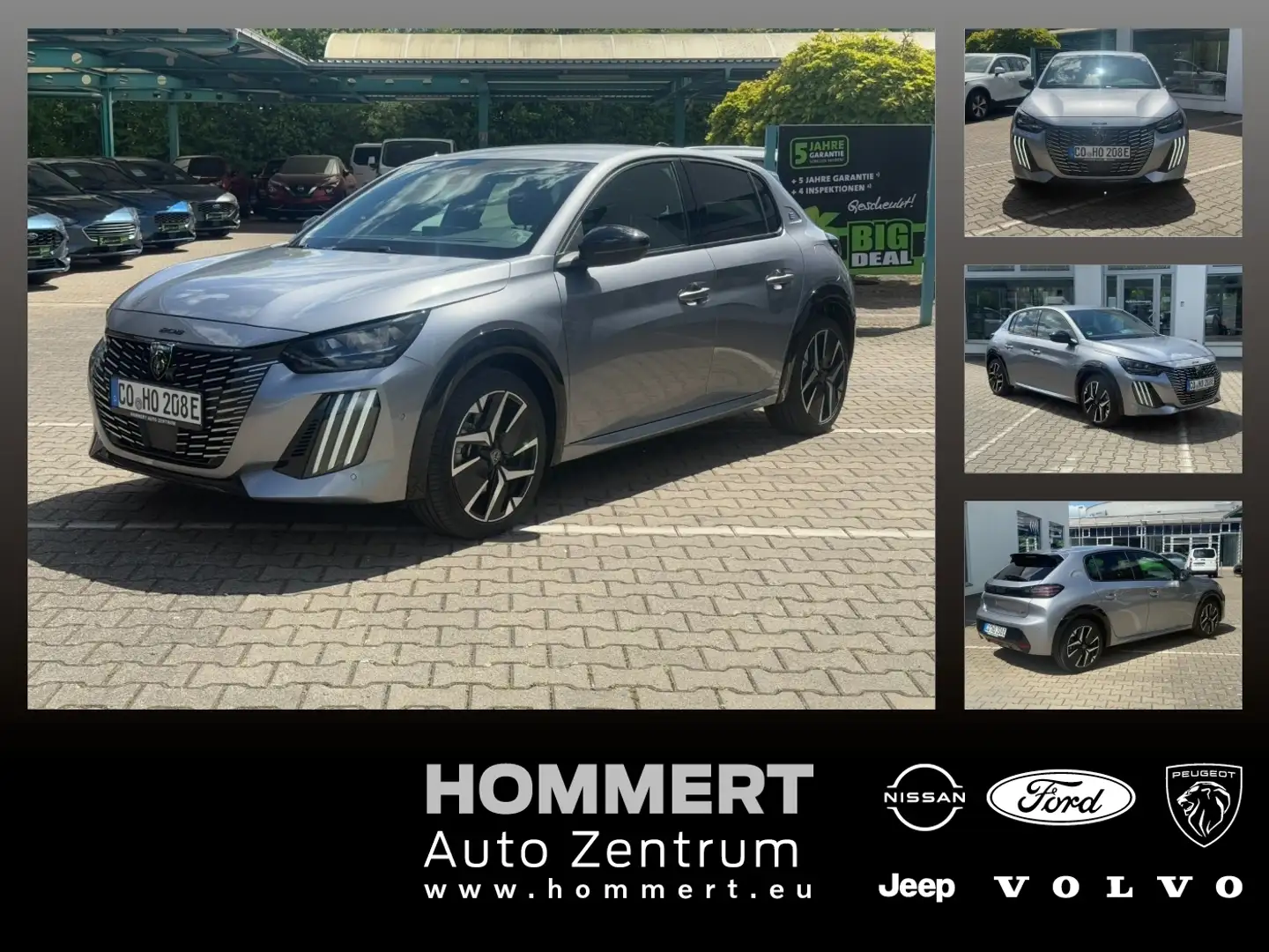 Peugeot e-208 GT Elektromotor 136 PS *ACC*FLA*LM* Grau - 1