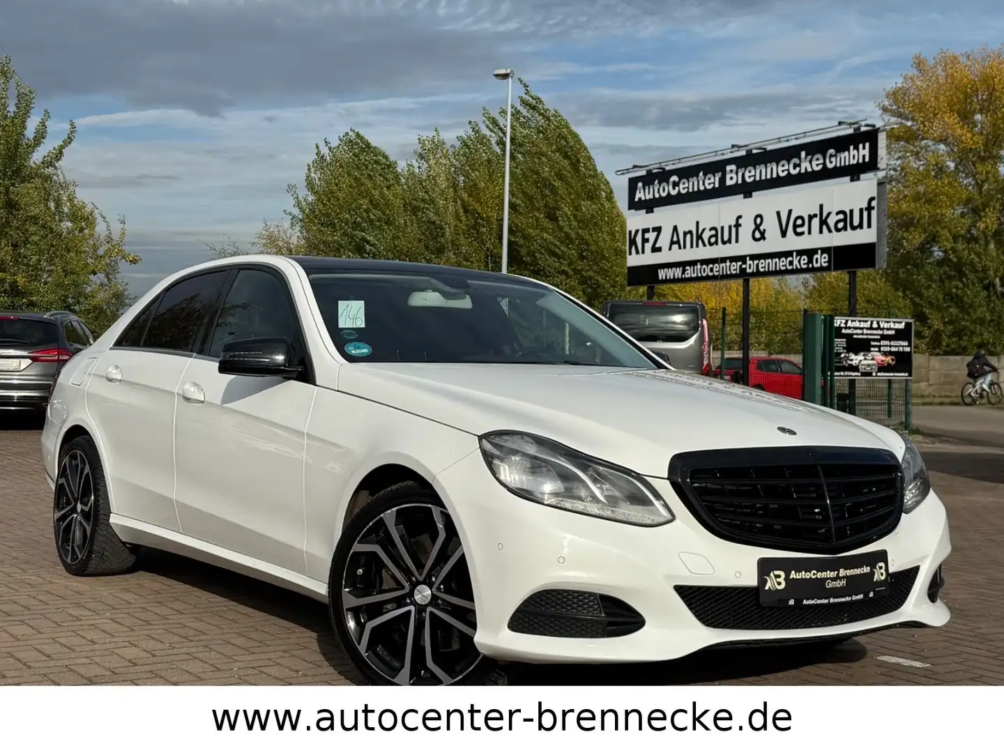 Mercedes-Benz E 400 Lim. 4Matic*HKS*ACC*Vollleder* Weiß - 1