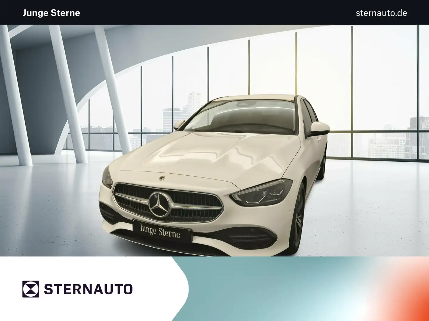Mercedes-Benz C 200 C 200 Avantgarde Advanced AHK Totwinkel RüCam Weiß - 1