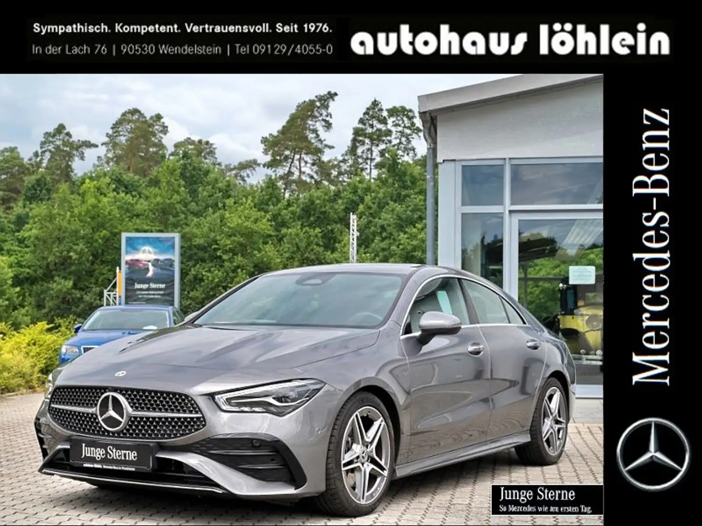 Mercedes-Benz CLA 200 AMG-ADVP DISTRONIC+AMBIENTE+KAMERA+KEYLE Grijs - 1