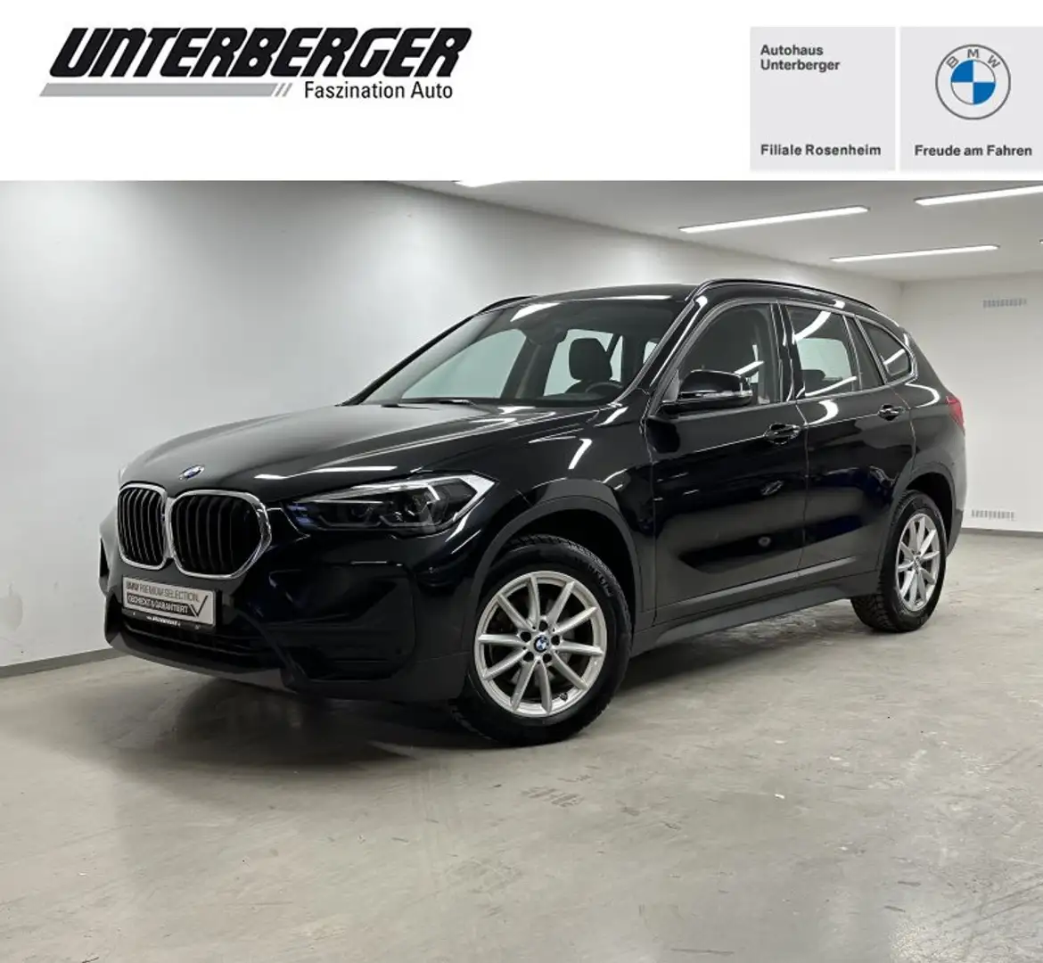 BMW X1 sDrive18i Advantage+LED+GBA+DAB+RFK+Sitzhzg. Negro - 1