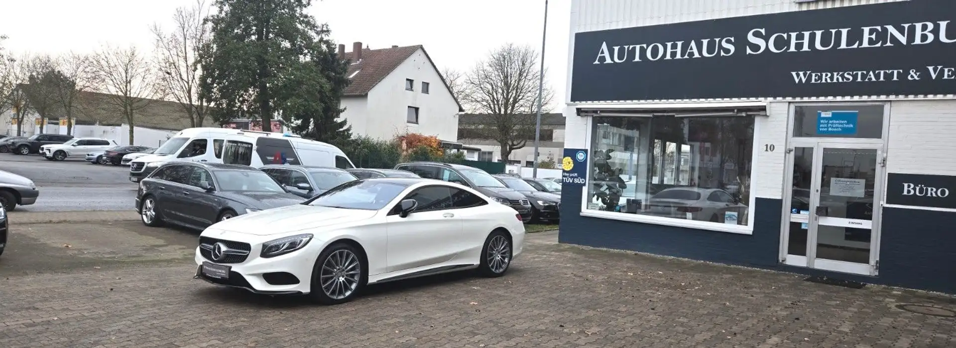 Mercedes-Benz S 500 Coupe 4Matic AMG 360°-Pano Burmester Weiß - 2