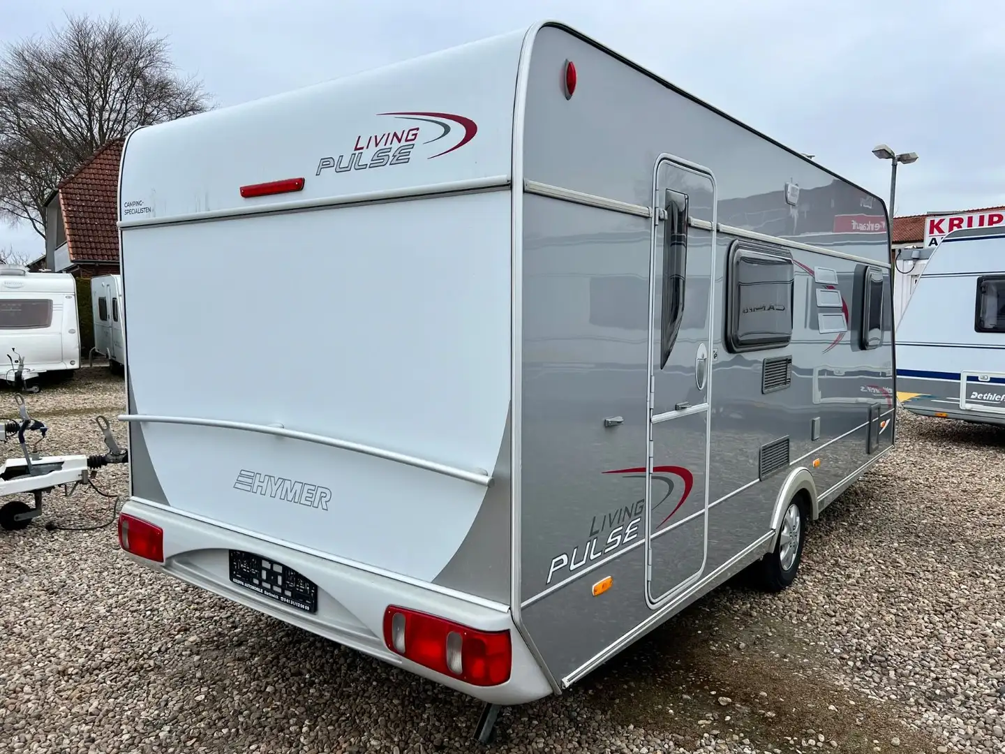 Hymer/Eriba 505 EL TK ETAGENBETTEN MOVER KLIMA LUFTZELT BETT Wit - 2