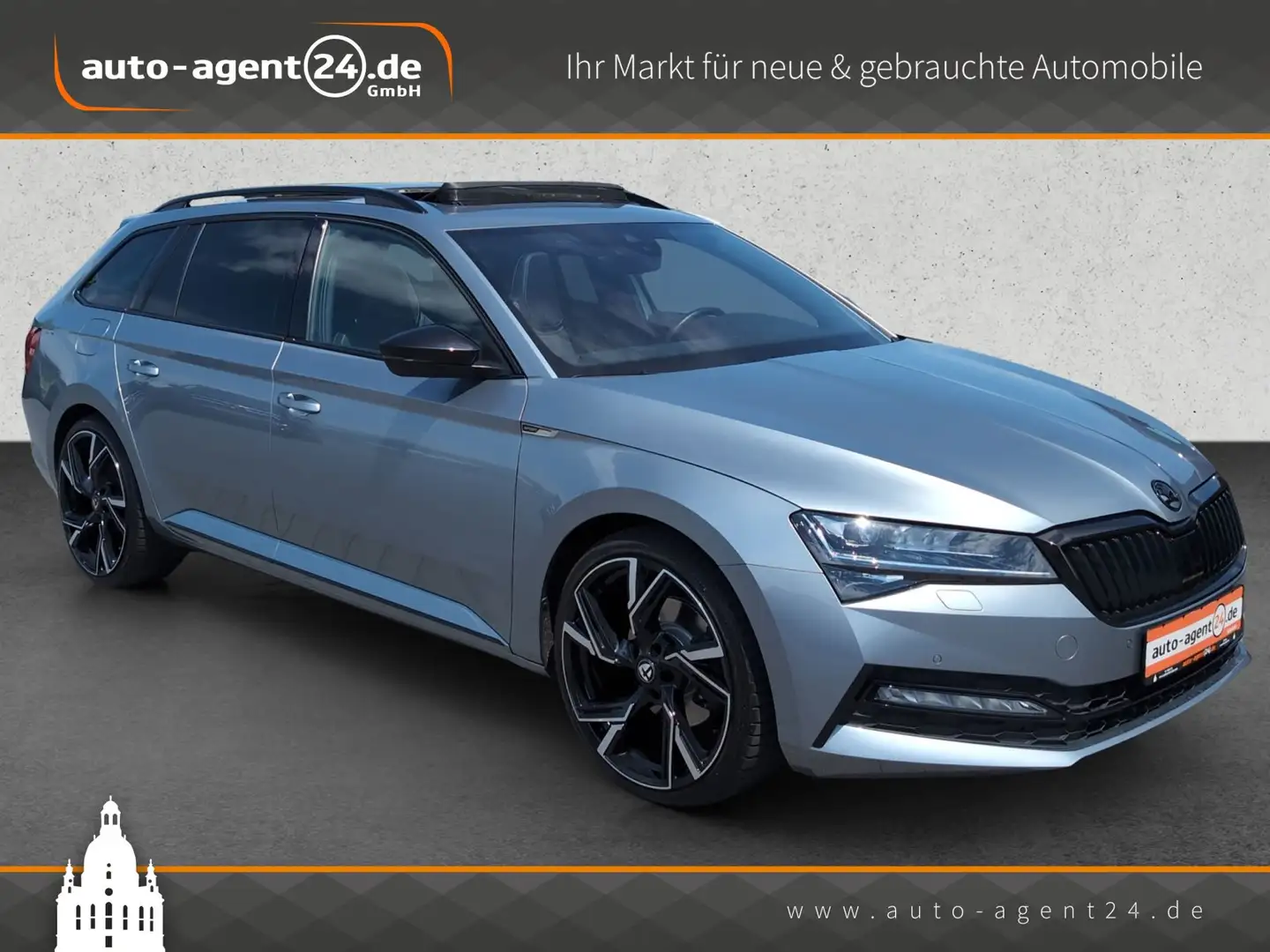 Skoda Superb 2.0 TDI 4x4 Sport./Pano/StHzg/ACC/Matrix Šedá - 1