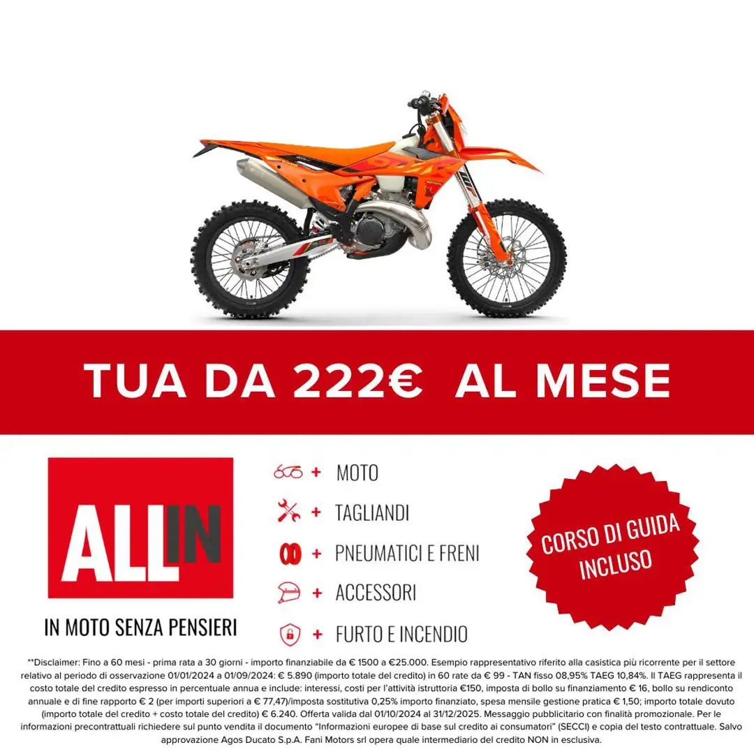 KTM 300 EXC EXC 300 SIX DAYS SPAGNA 2025 Portocaliu - 2