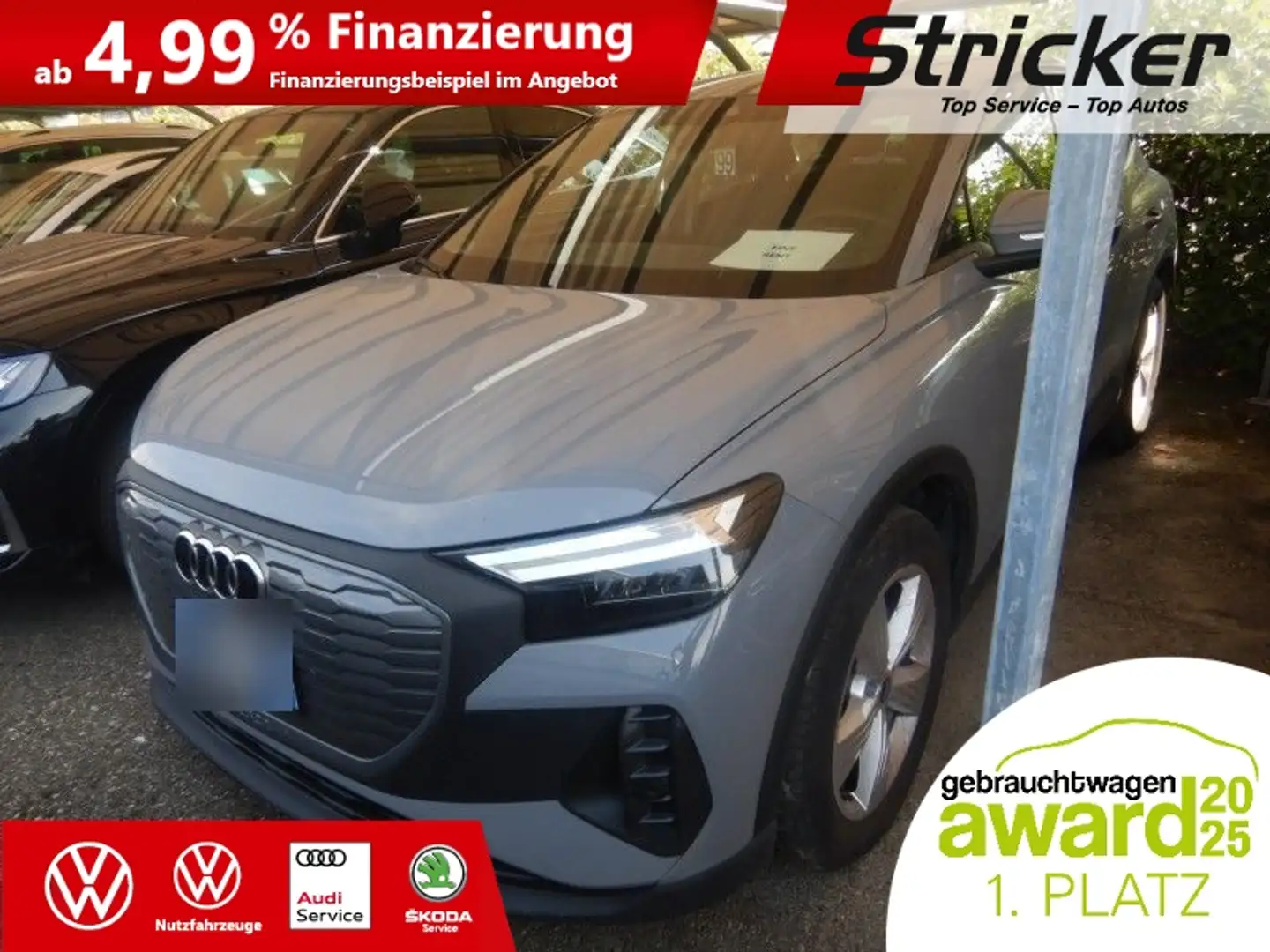 Audi Q4 e-tron 40 Sportback 299,-ohne Anzahlung Navi Kamera Grau - 2