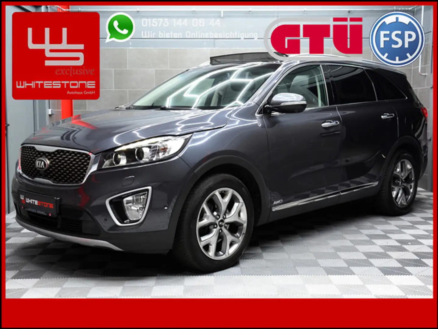 Kia Sorento Platinum Edition 4WD Aut / 2.Hand / Voll Grau - 1