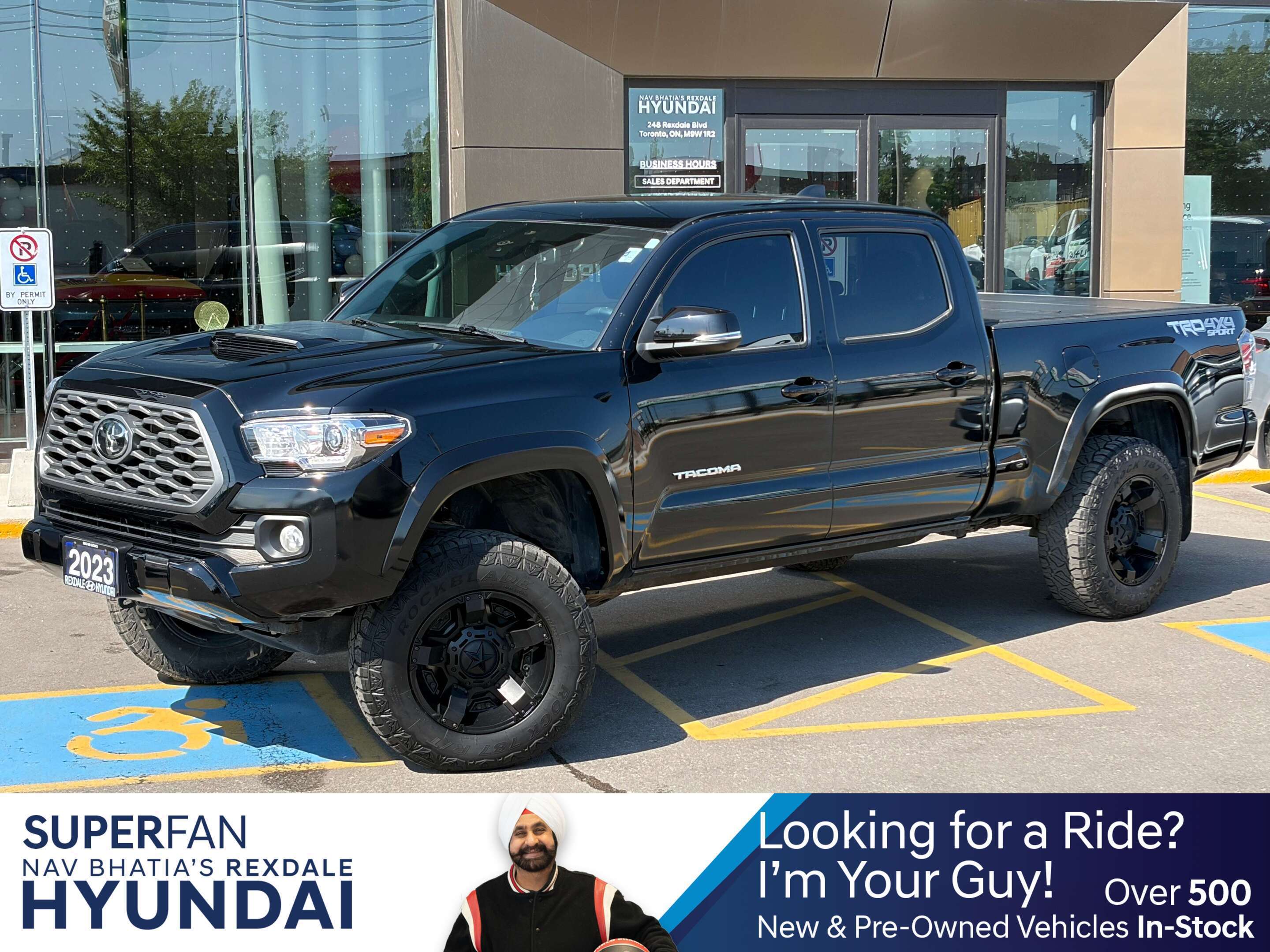 Black 2023 Toyota Tacoma Pickup Truck Automatic