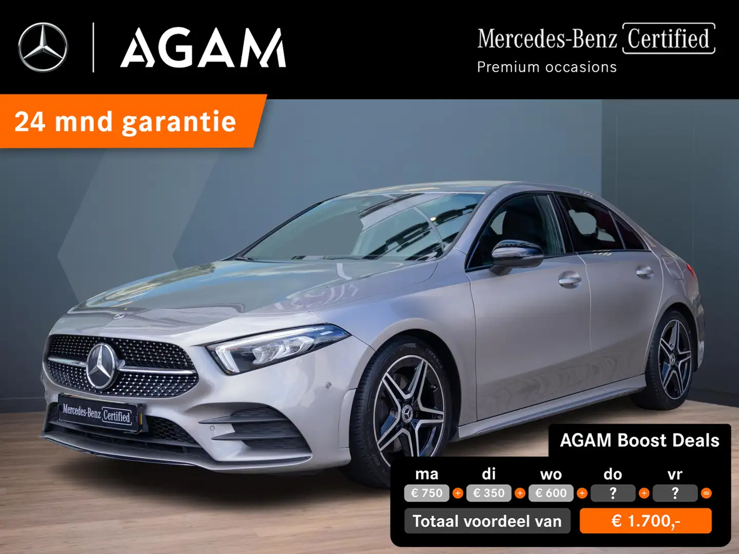 Mercedes-Benz A 220 Limousine Premium Line: AMG Grijs - 1