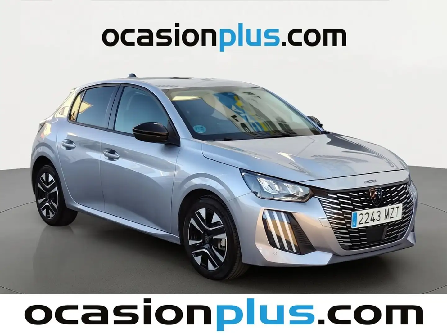 Peugeot 208 1.2 Puretech S&S Allure 100 Gris - 2
