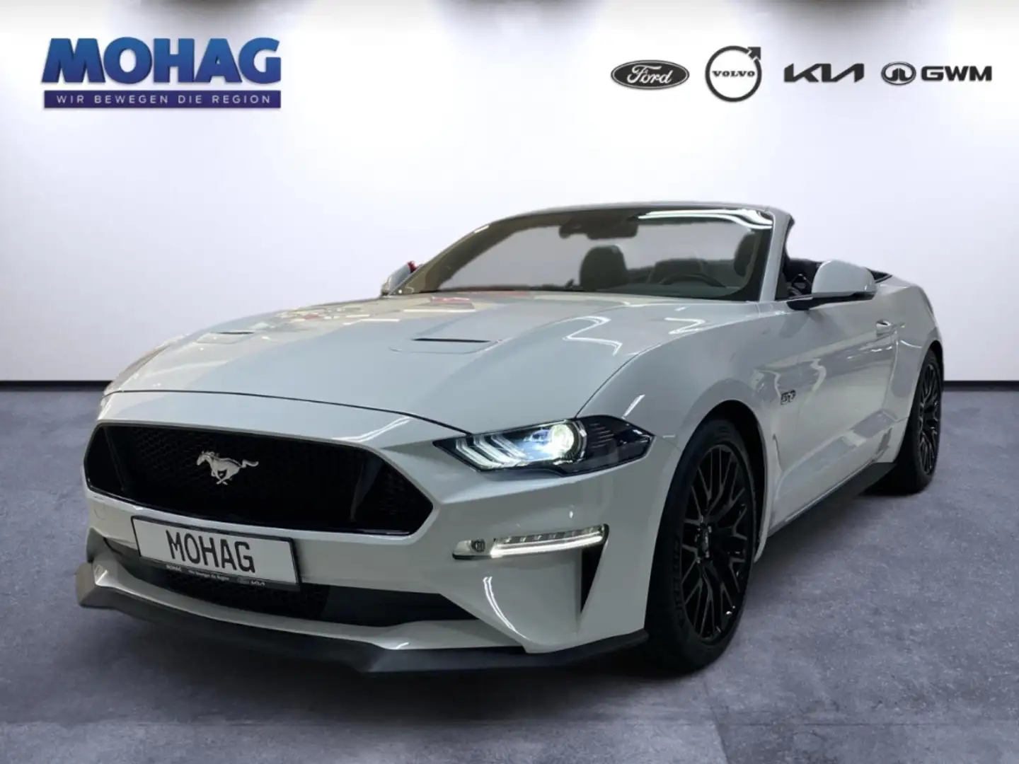 Ford Mustang *GT*V8*Sitzheizung/Klimasitze*RFK*Cabrio*CarPlay* Blanc - 1