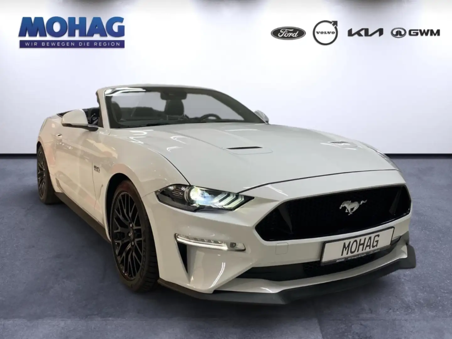 Ford Mustang *GT*V8*Sitzheizung/Klimasitze*RFK*Cabrio*CarPlay* Blanc - 2