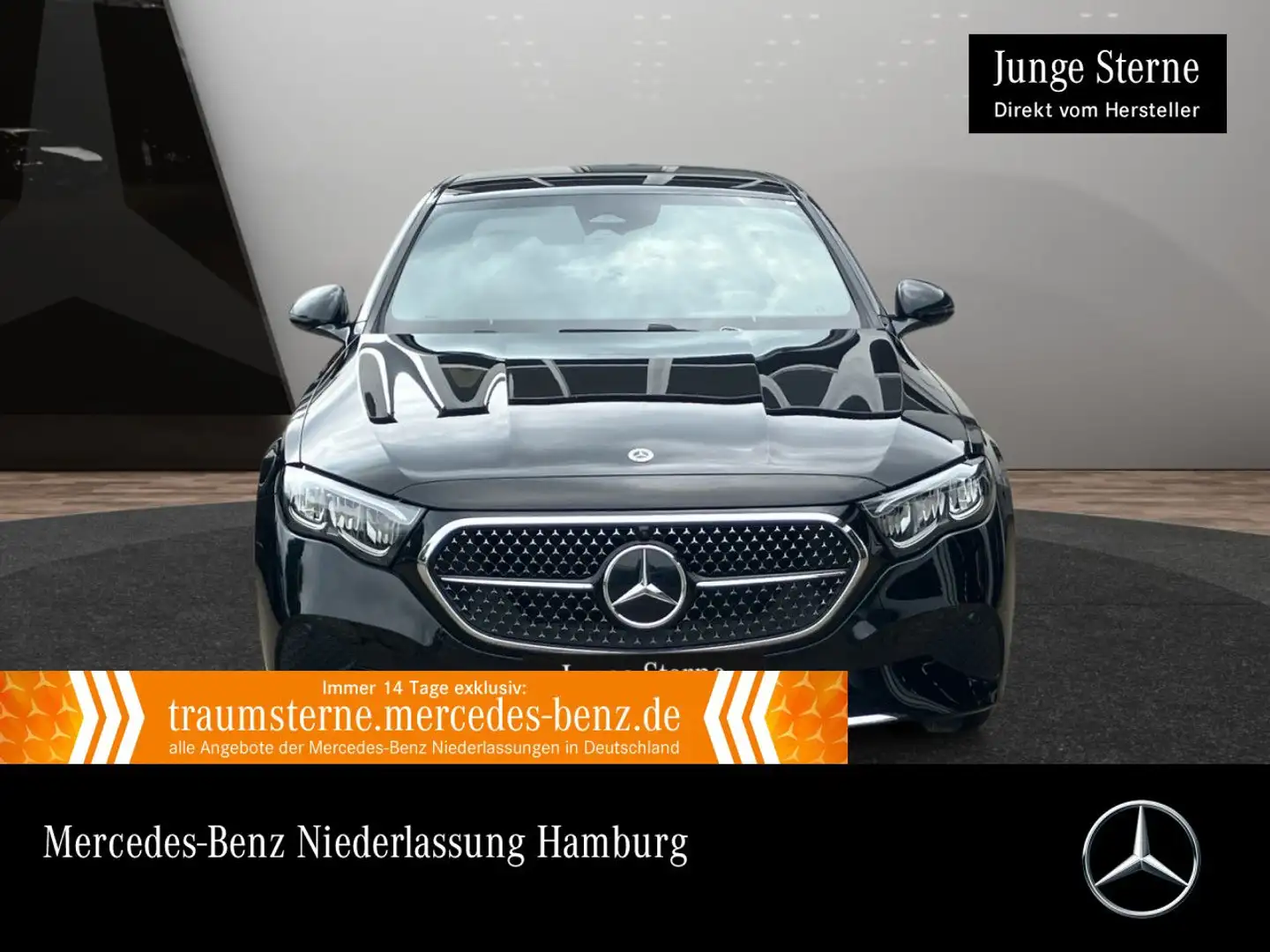 Mercedes-Benz E 220 d Avantgarde 360° Distr. LED AHK Totwinkel Schwarz - 1