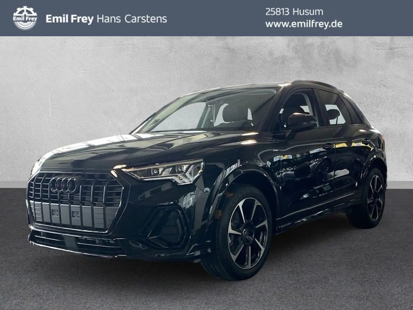 Audi Q3 S-line 35 TDI S-tronic AHK Navi Tempomat Klima Schwarz - 1