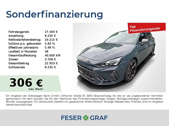 CUPRA Leon 1.5eTSI DSG LED ACC RearView Sitzheizung