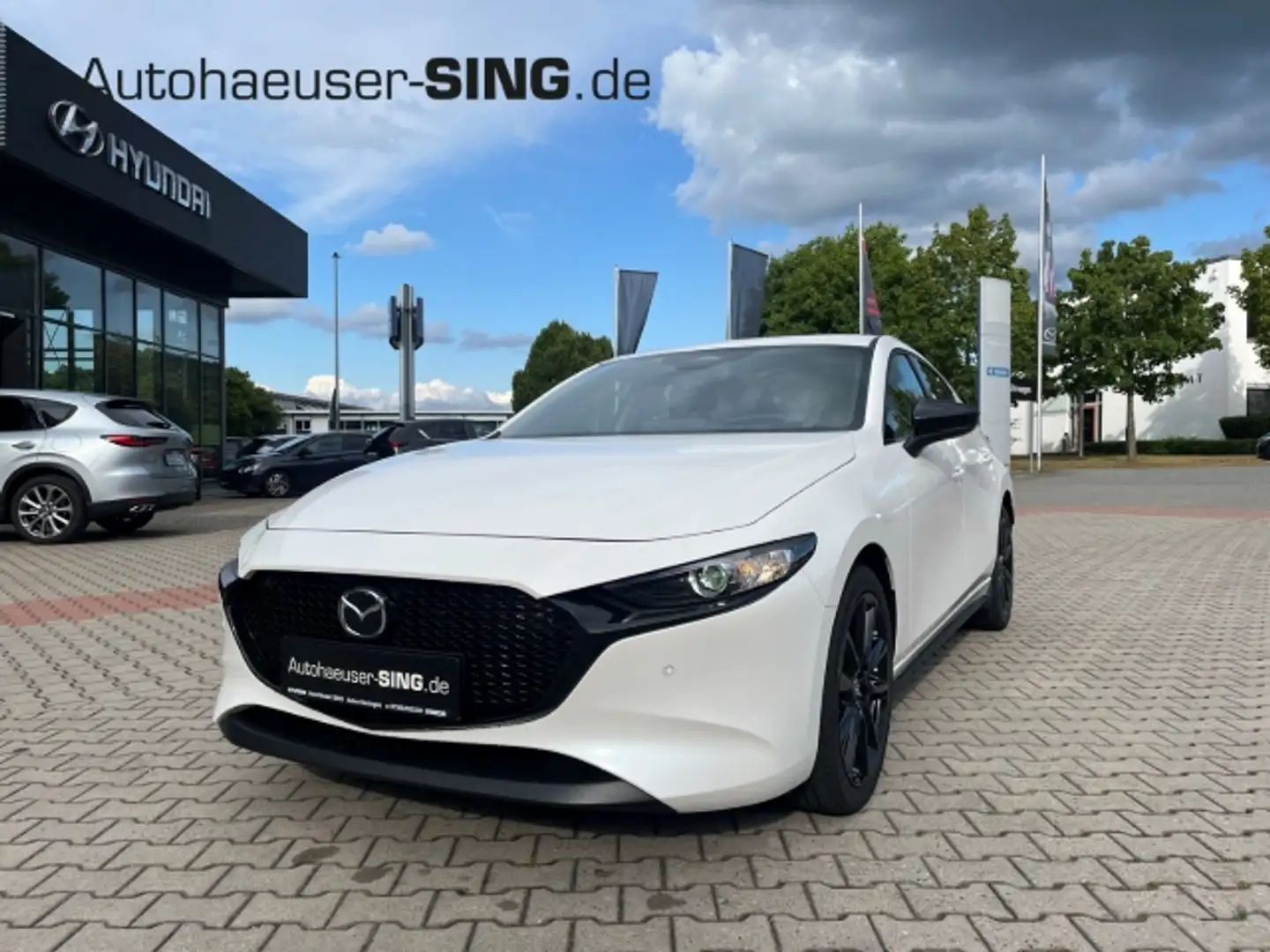 Mazda 3 Homura Automatik Keyless Induktives Laden 18'' Weiß - 1