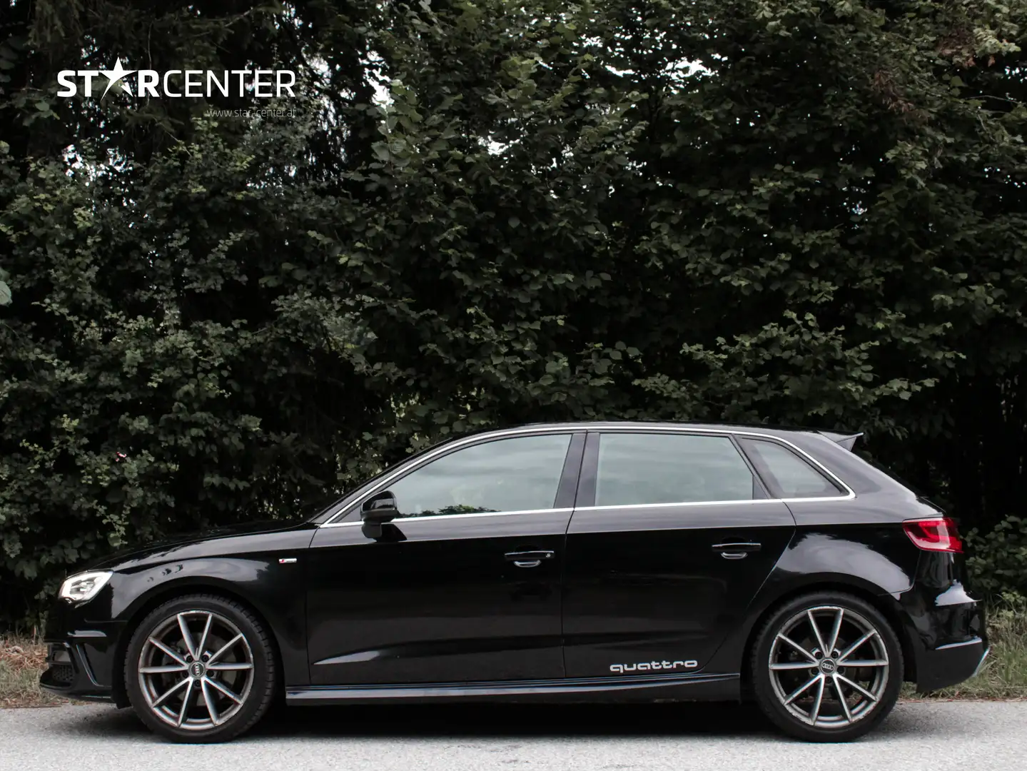 Audi A3 Sportback 2,0 TDI quattro Schwarz - 2