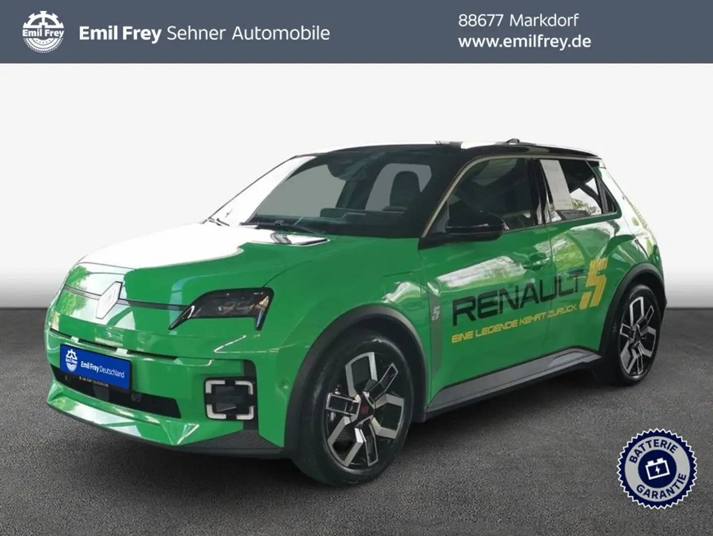 Renault R 5 E-Tech Techno 150 Comfort Range 110 kW, 5-türi Grün - 1