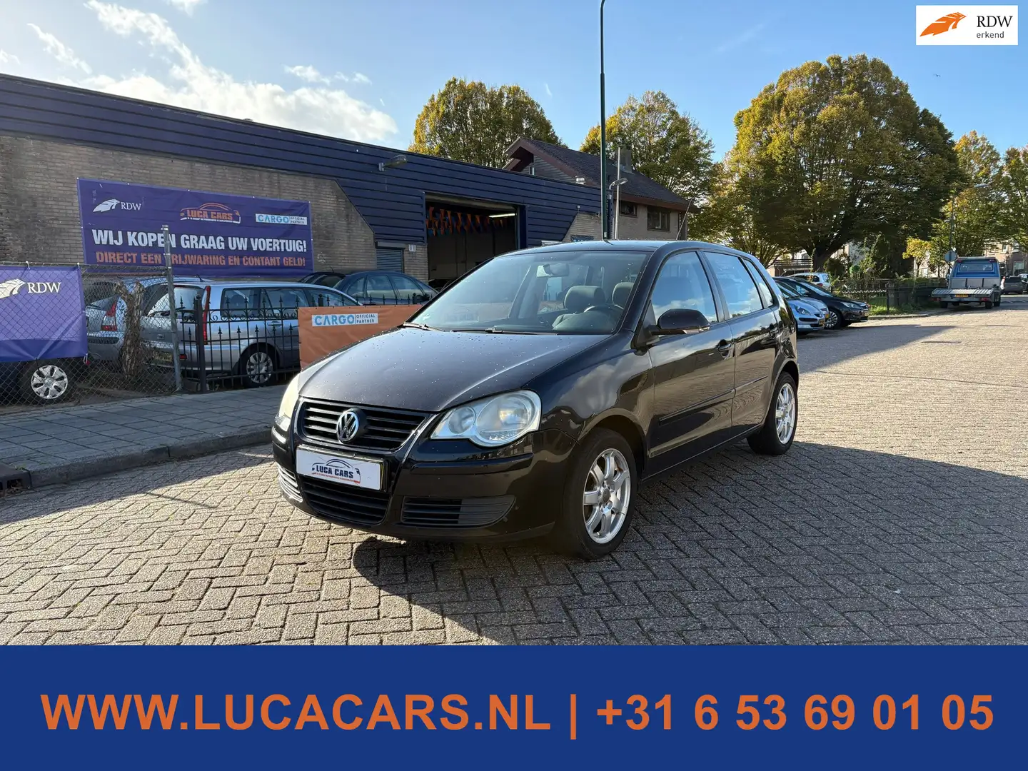 Volkswagen Polo 1.2-12V Comfortline AIRCO + NIEUWE APK! Schwarz - 1