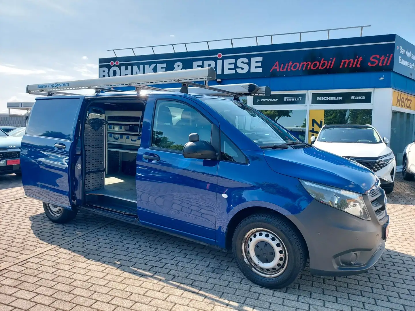 Mercedes-Benz Vito Kasten 114 RWD Lang Autom. Klima Tempo PDC Blau - 1