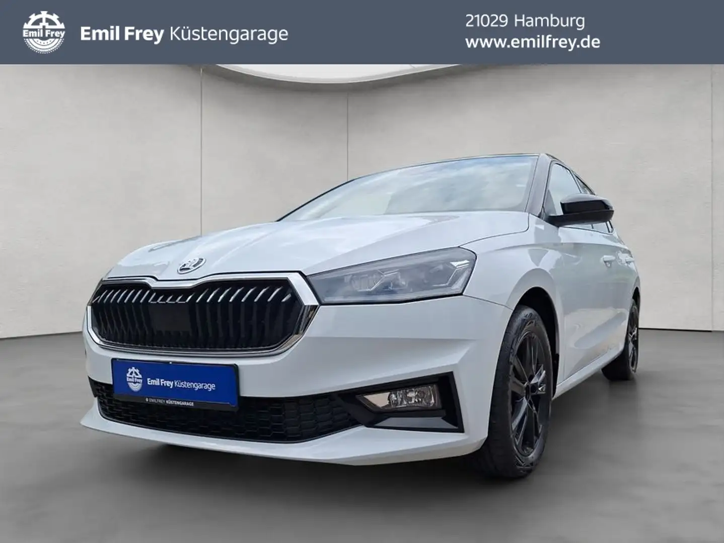 Skoda Fabia 1.0 TSI DSG Style AHK PDC GRA RFK CLIMATRO Wit - 1