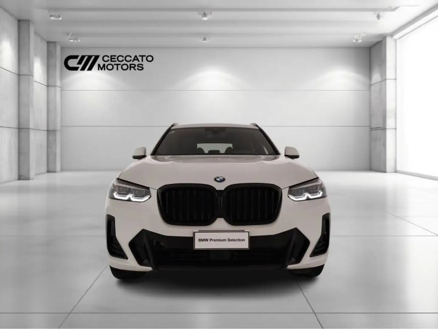 BMW X3 xdrive20d mhev 48V Msport auto Bianco - 2