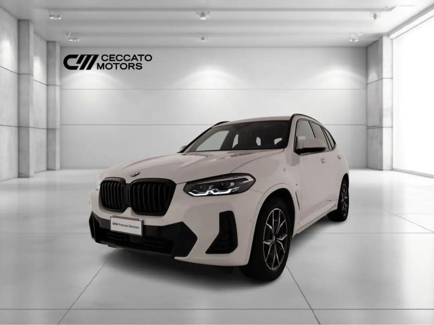 BMW X3 xdrive20d mhev 48V Msport auto Bianco - 1