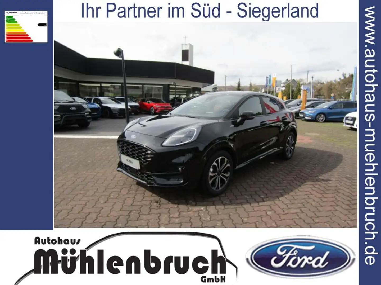Ford Puma 1.0 EcoBoost Hybrid ST-LINE X Schwarz - 1