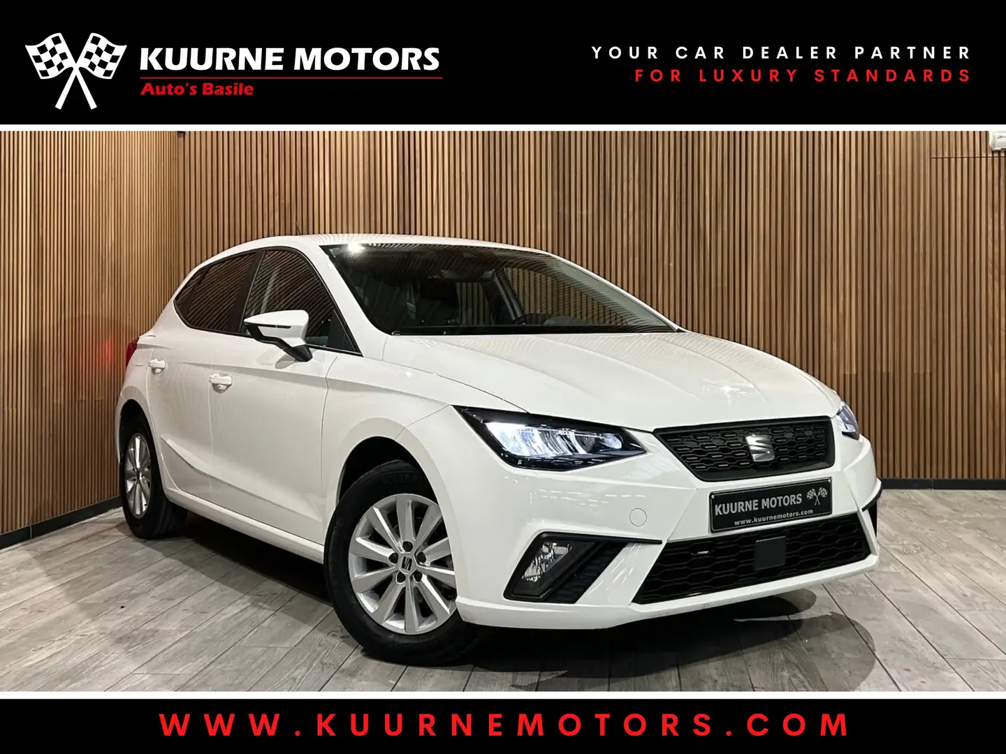 SEAT Ibiza 1.0 TSI Alu/Carplay/Pdc/Cruise/Led *1j garantie* Blanc - 1