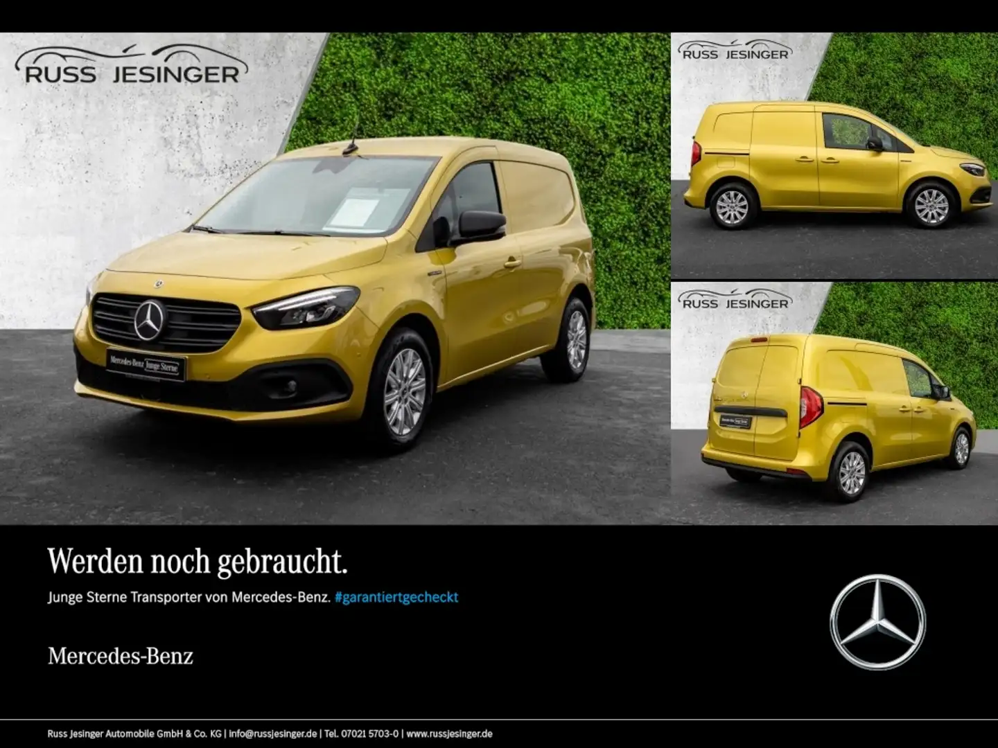 Mercedes-Benz Citan e Kasten PRO *Klima*Navi*LED*Kamera*Flügelt Giallo - 1
