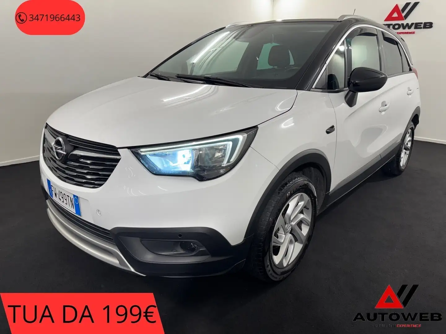Opel Crossland Crossland X 1.5 ECOTEC D 120 CV Start&Stop aut. Ul Weiß - 1