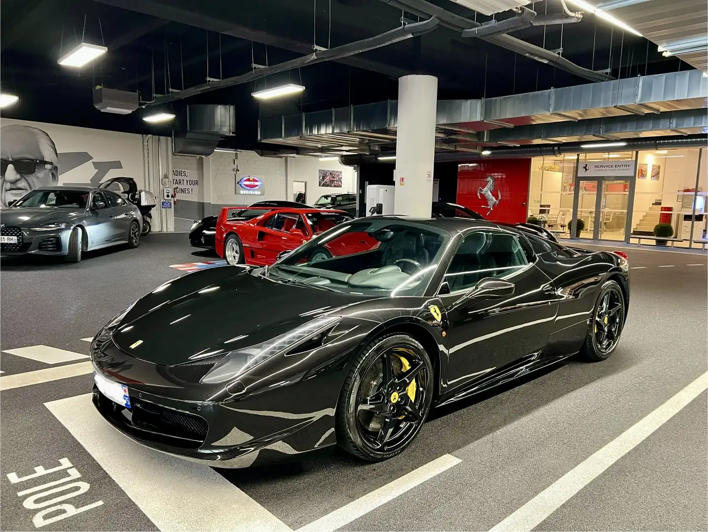 Ferrari 458 Italia 4.5 V8 570ch spider Siyah - 1