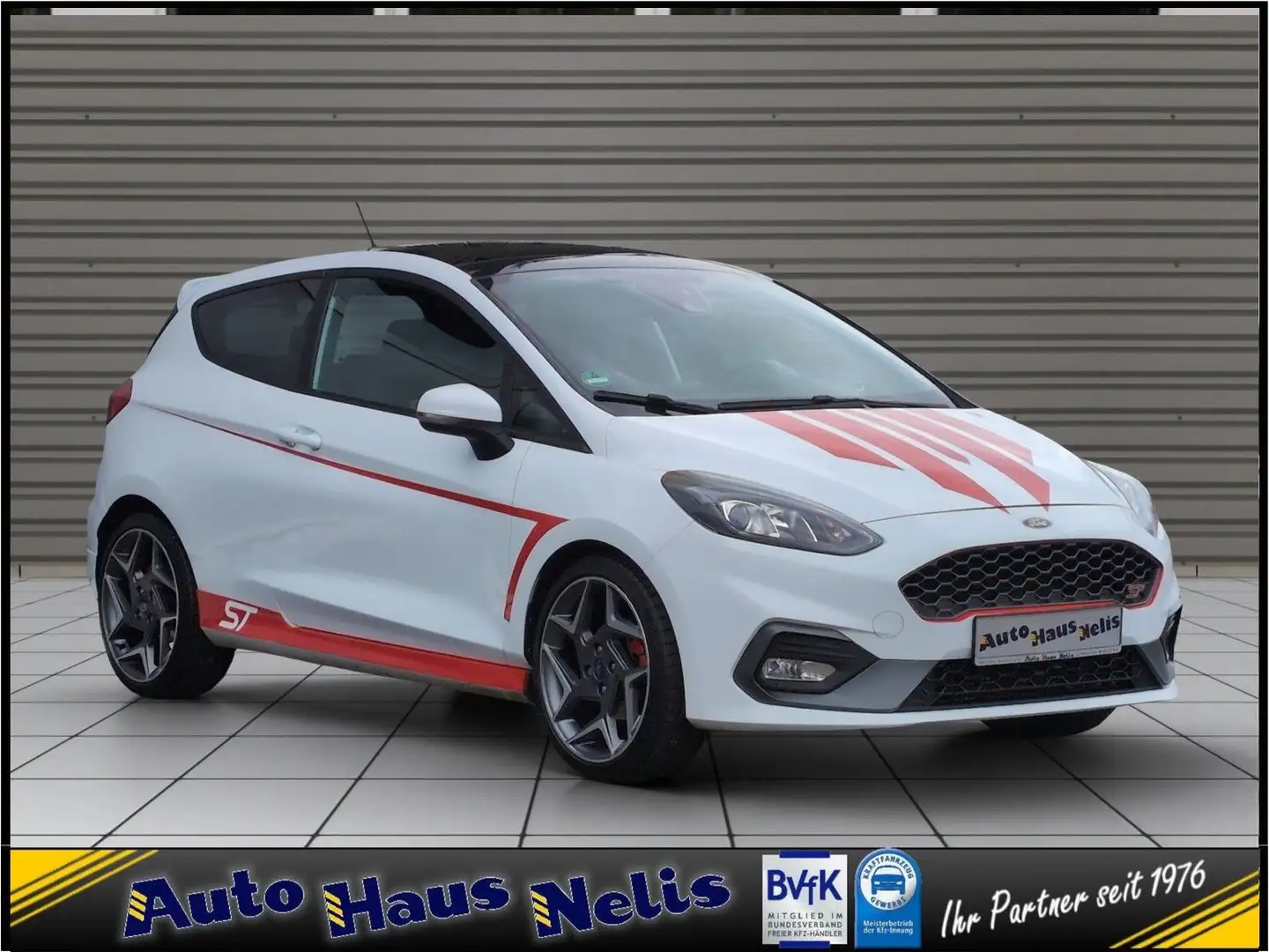 Ford Fiesta ST 1,5 EcoBoost R-Cam DAB Panorama Assist Biały - 1