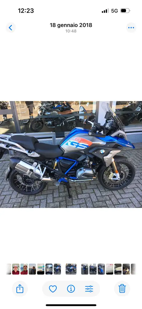 BMW R 1200 GS gs Rallye 1200 anno 2017 con 3 valigie - 2