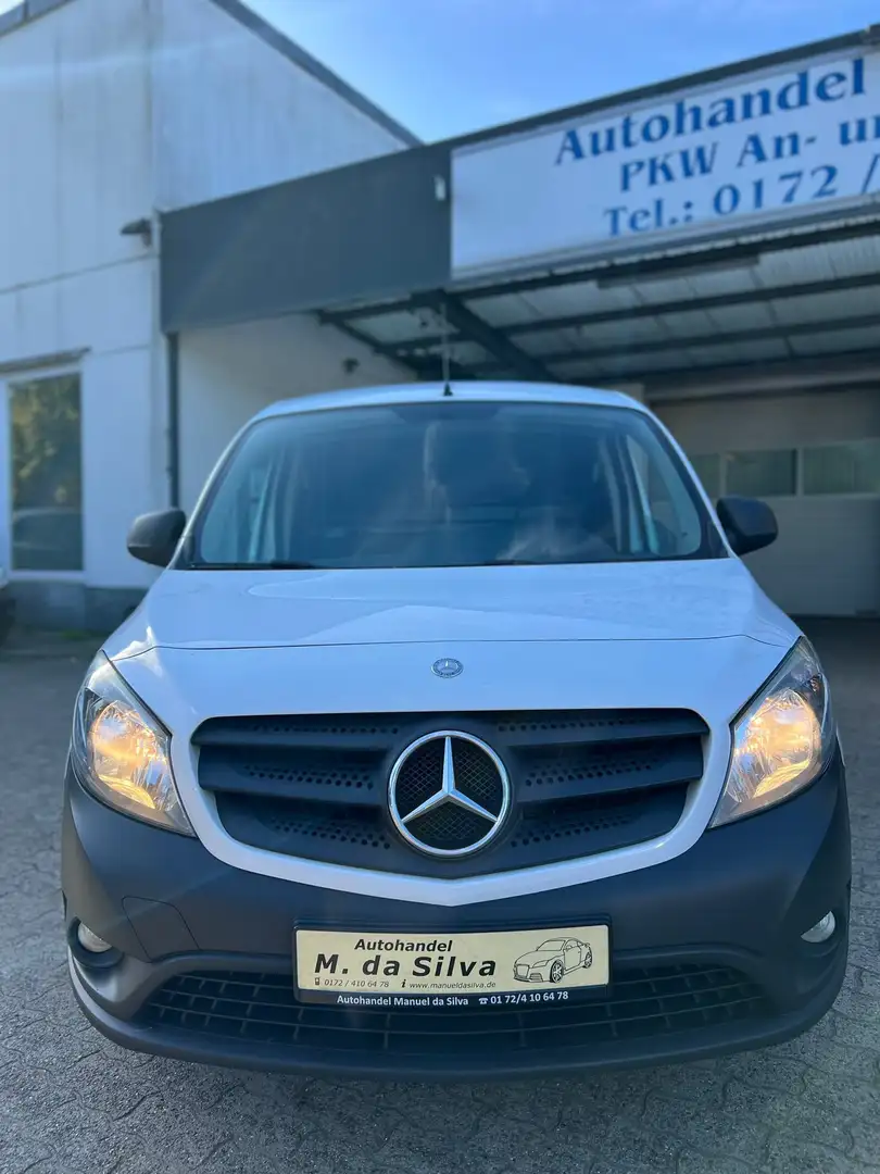 Mercedes-Benz Citan 109 CDI lang *TÜV 01/26*Klima*ZV*AHK* Wit - 2