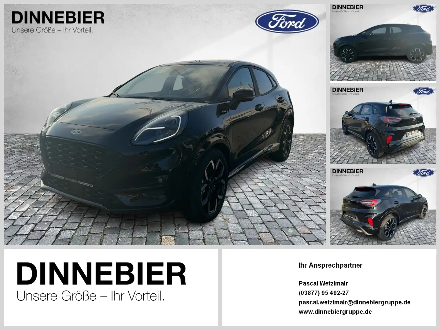 Ford Puma ST-Line X LED+Navi+Kamera+Winterpaket Schwarz - 1