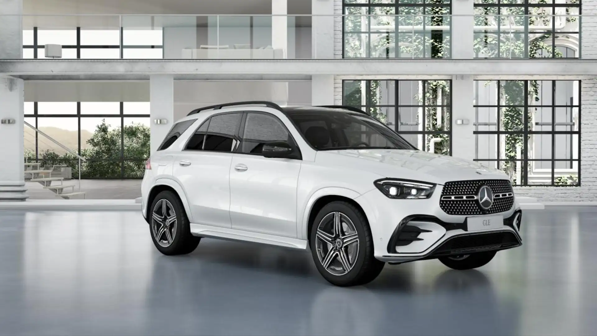 Mercedes-Benz GLE 400 e 4MATIC mit EQ Hybrid Technologie AMG Line Premiu Weiß - 2