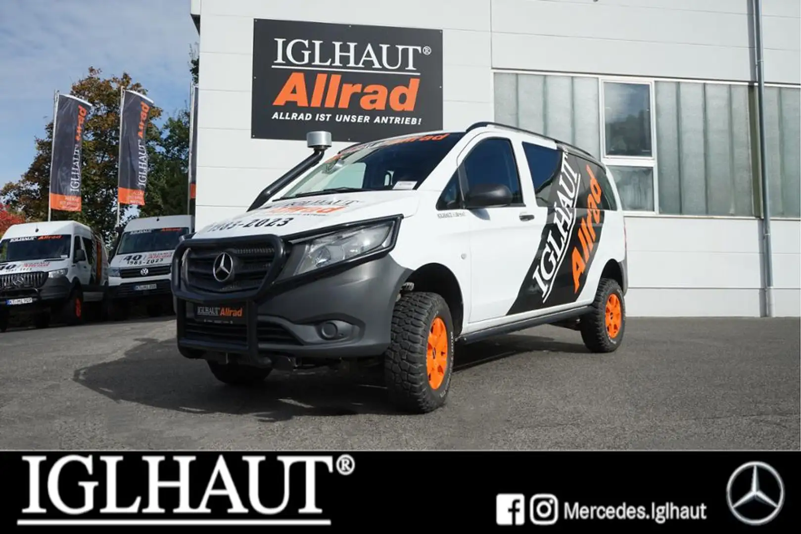 Mercedes-Benz Vito 116 CDI KOMPAKT IGLHAUT Allrad 17" ALU TOP-AIR Weiß - 1