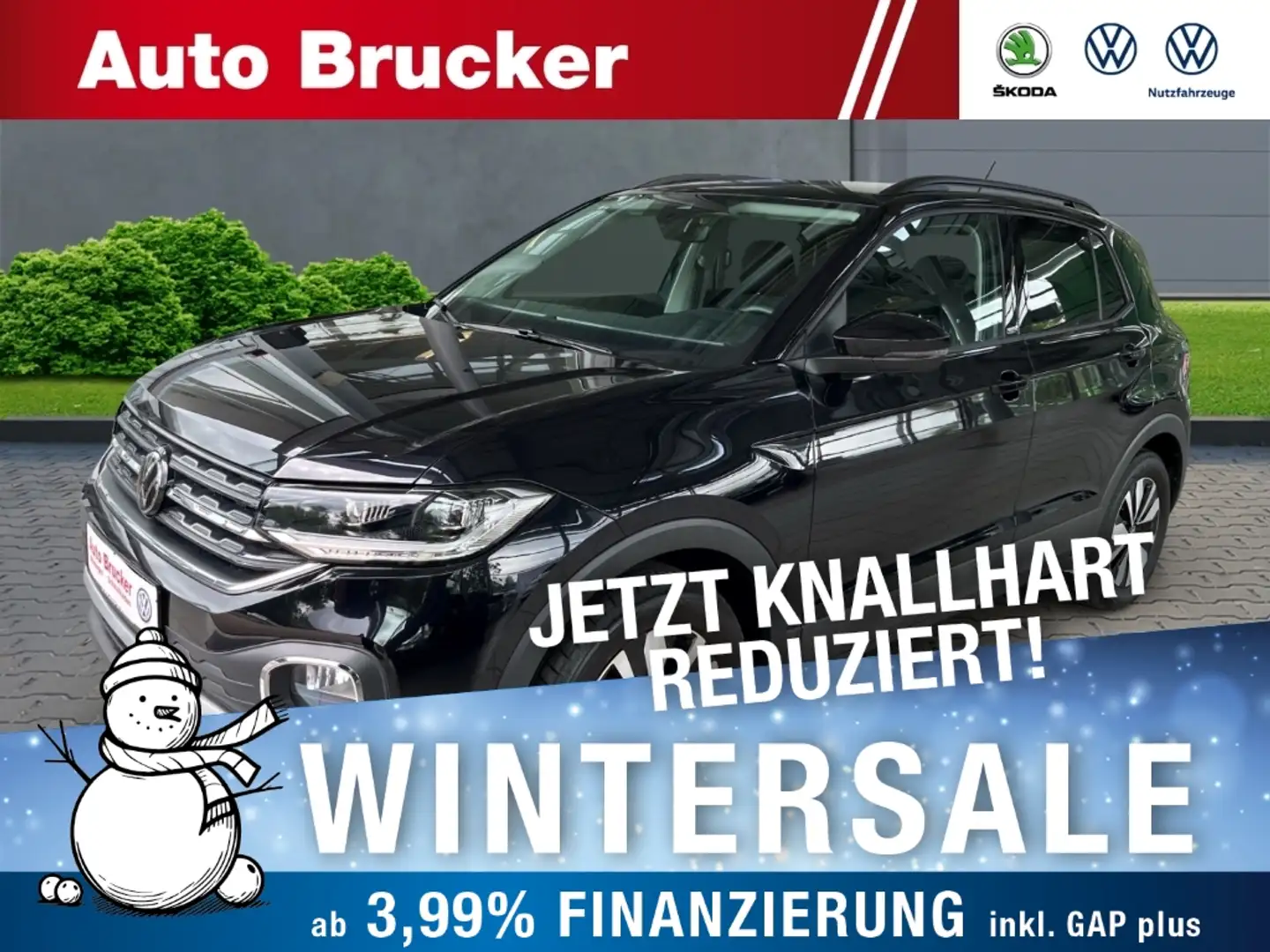 Volkswagen T-Cross Move 1.5 TSI AHK+LED+NAVI+SHZ+2-Zonen-Klimaanlage Schwarz - 1