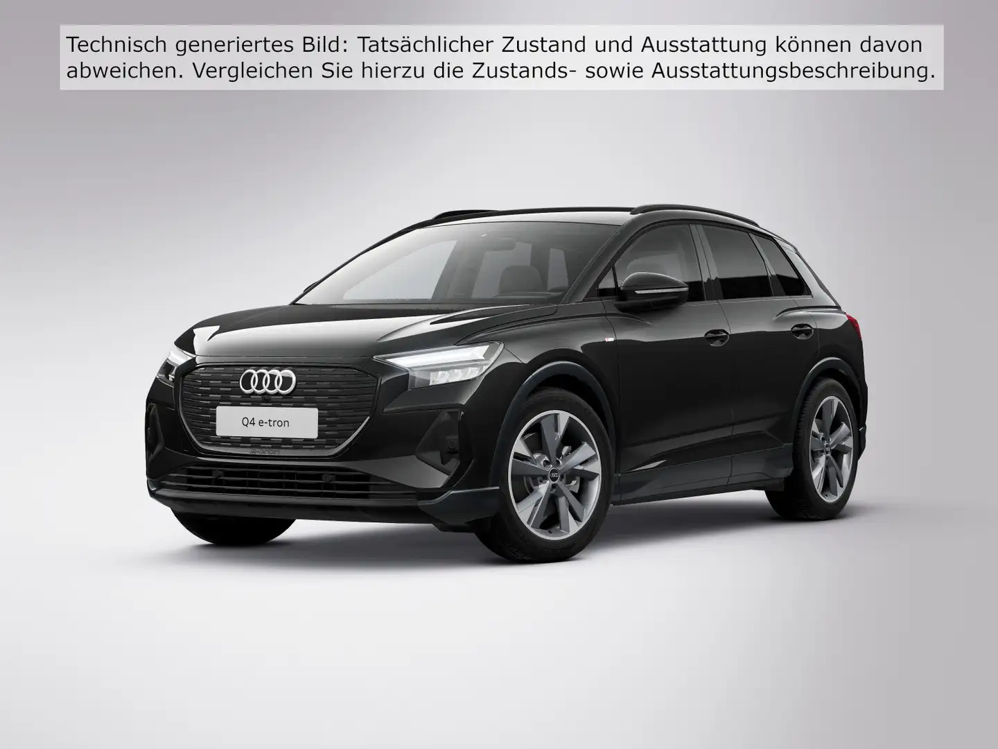 Audi Q4 e-tron S LINE STDHZG KLIMA LM20 Schwarz - 2