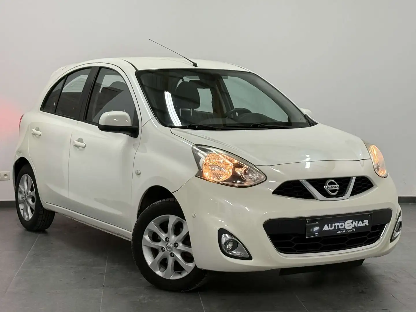 Nissan Micra 1.2i Navi - Airco - 1er Main Blanc - 1