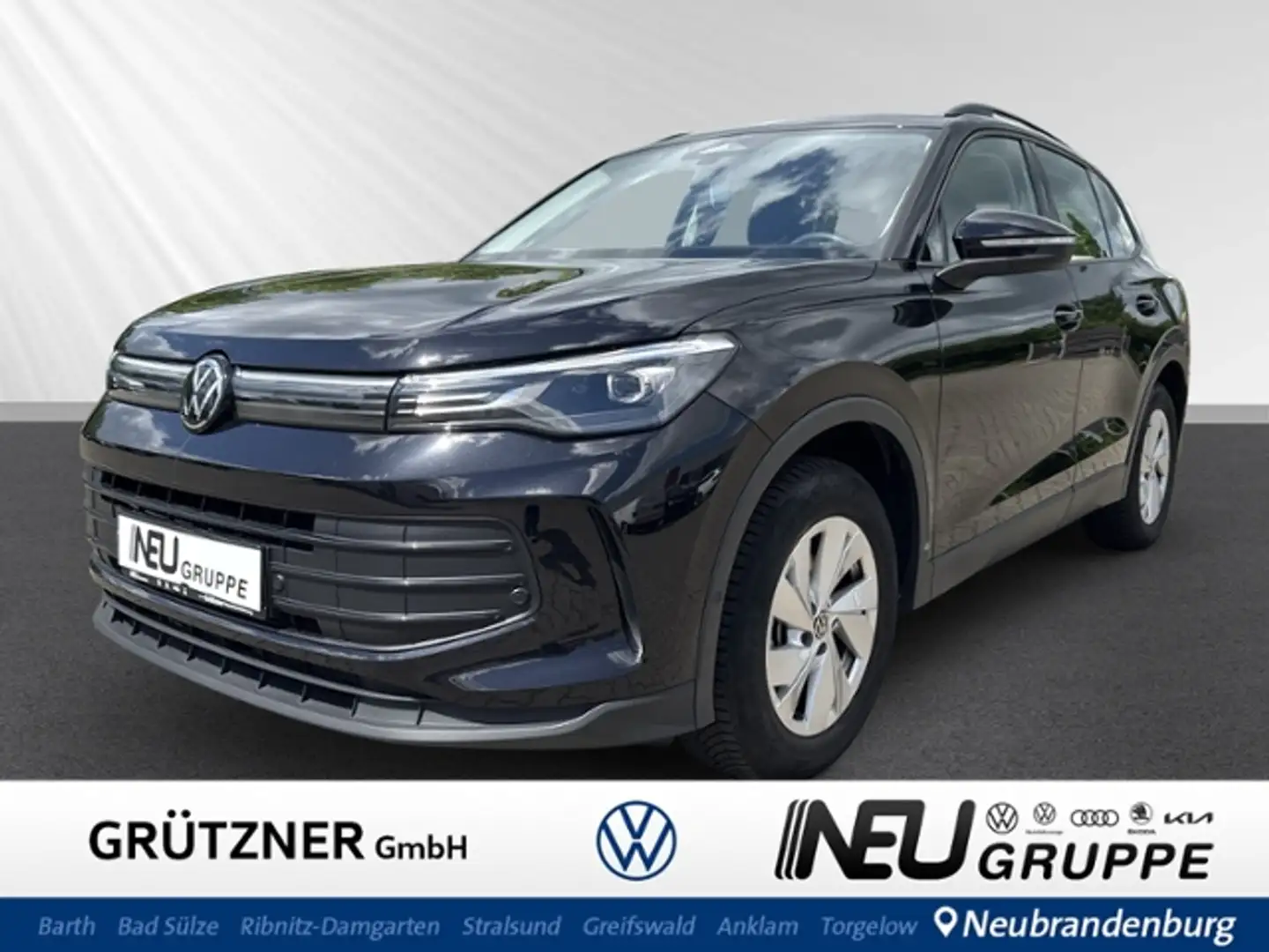 Volkswagen Tiguan 1.5 eTSI DSG RFK,MFL,WP, Klima, Telefon,Navi, AHK Zwart - 1