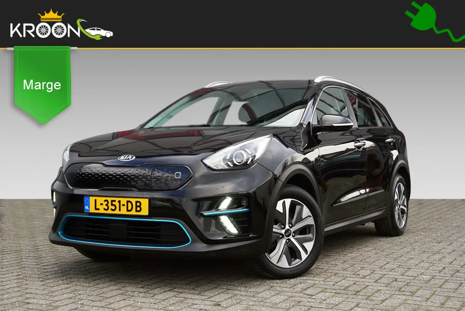 Kia e-Niro DynamicLine 64kWh SOH 96% Trekhaak Noir - 1
