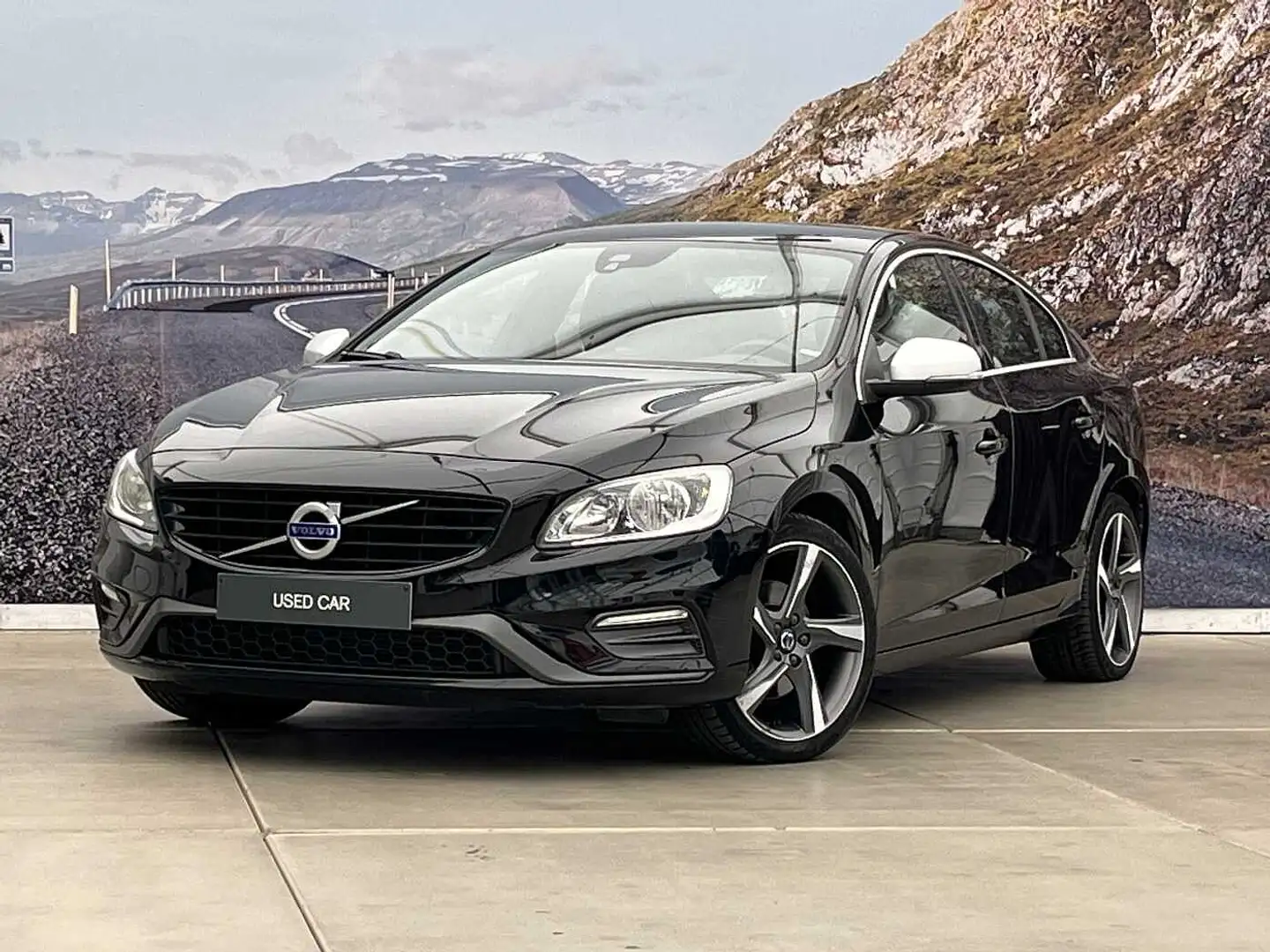 Volvo S60 D2 R-DESIGN + NAVI + ... Noir - 1