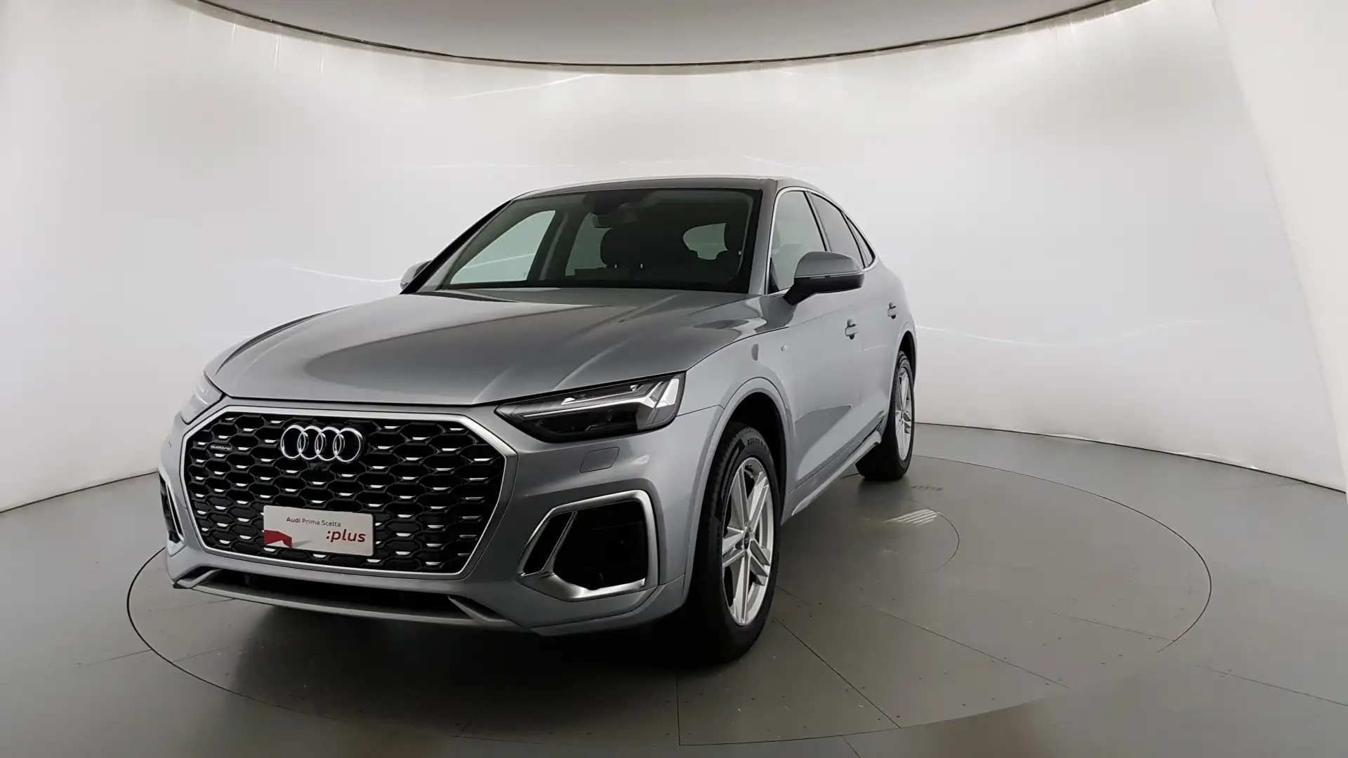 Audi Q5 Sportback 40 2.0 tdi mhev 12V S line quattro s-tro Zilver - 1