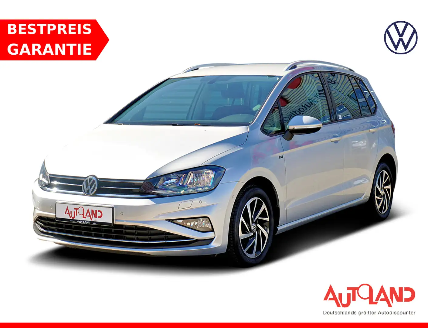 Volkswagen Golf Sportsvan VII 1.5 16V TSI Join Navi PDC Silber - 1
