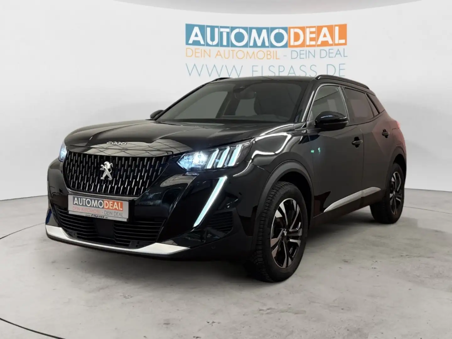 Peugeot 2008 PureTech GT AUTOMATIK ALLWETTER NAV LED DIG-DISPLA Zwart - 2