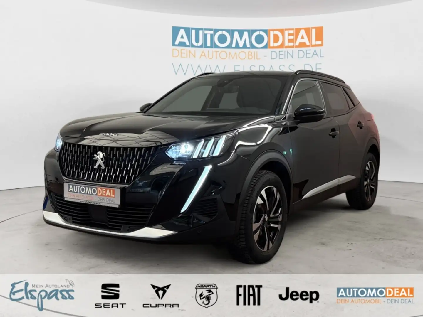 Peugeot 2008 PureTech GT AUTOMATIK ALLWETTER NAV LED DIG-DISPLA Zwart - 1